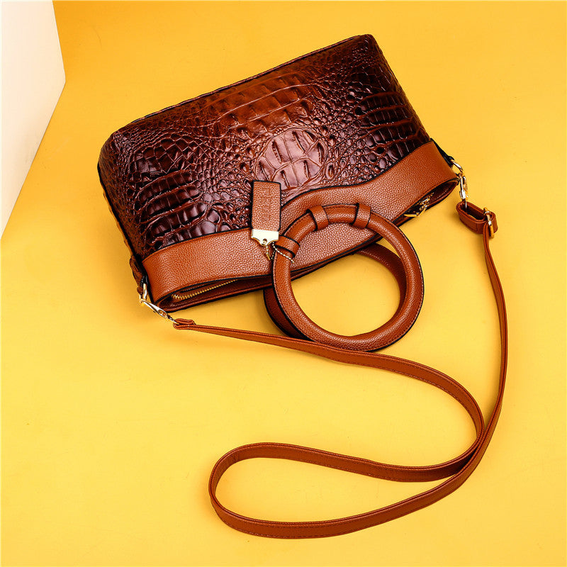 Kalsten | Vintage Crocodile-Embossed Bag with Handcrafted Details