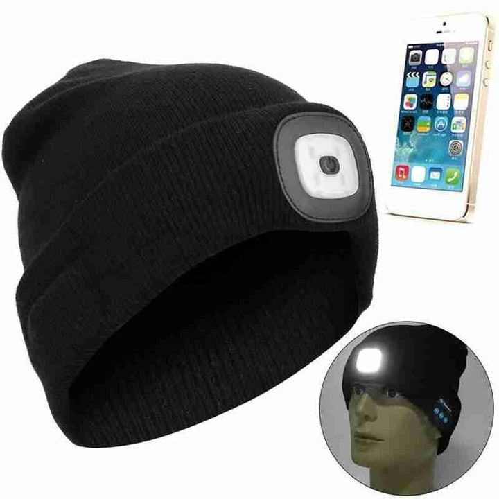 Unisex Bluetooth Speaker Headlamp Beanie Hat | Kalsten