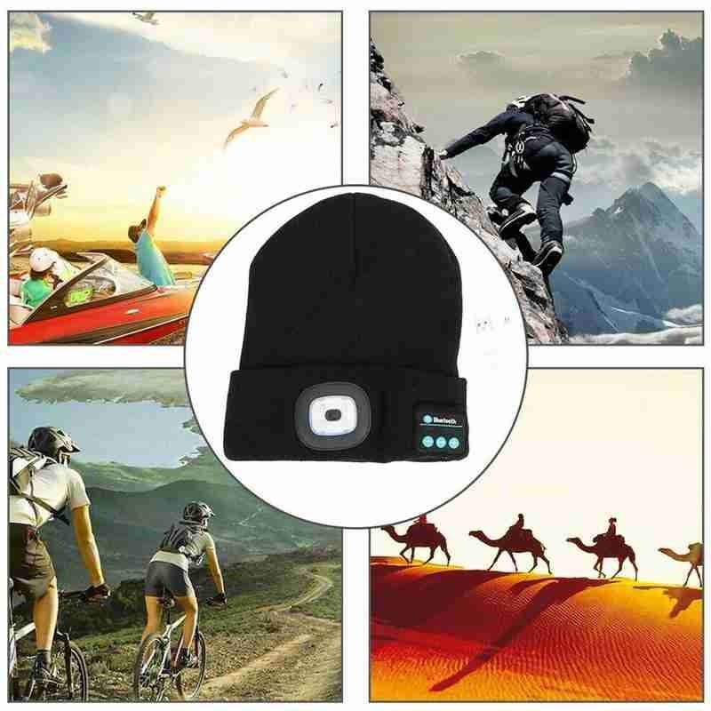 Unisex Bluetooth Speaker Headlamp Beanie Hat | Kalsten