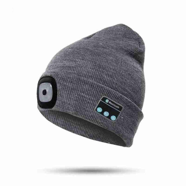 Unisex Bluetooth Speaker Headlamp Beanie Hat | Kalsten