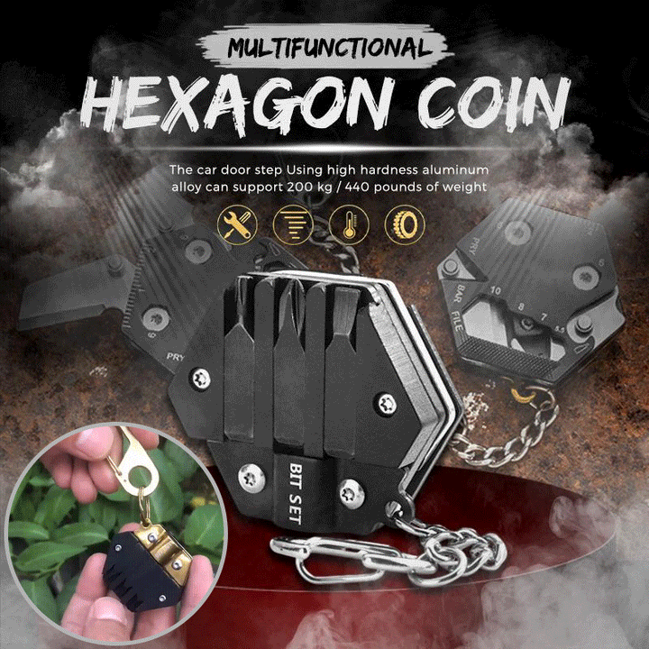 Multifunctional Hexagon Outdoor EDC Survival Tool | Kalsten