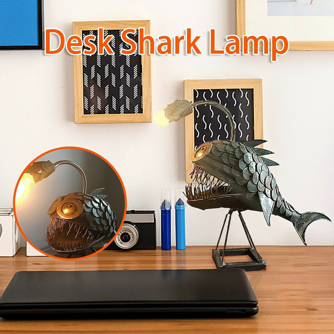 Creative Iron Angler Fish Desk Lamp | Kalsten