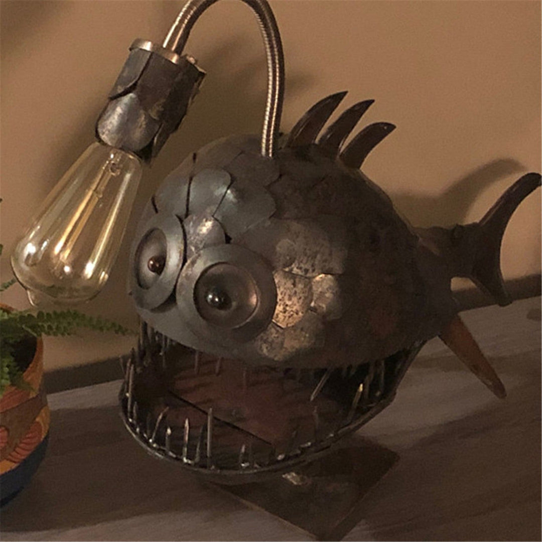 Creative Iron Angler Fish Desk Lamp | Kalsten