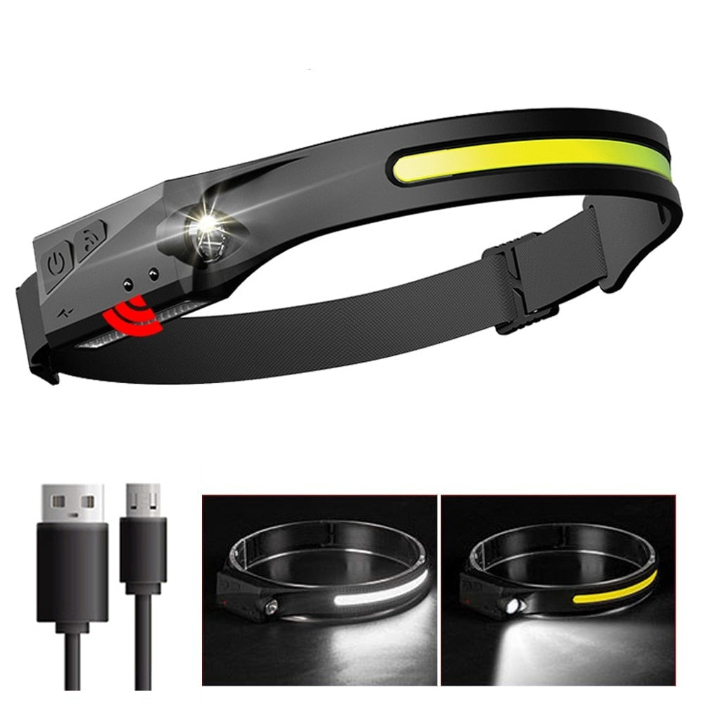 Rechargeable LED Sensor USB Headlamp | Kalsten