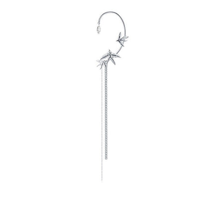 BowLift | Animal Birds Tassel Women Earrings Clip Ear Cuff