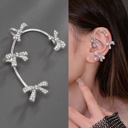 BowLift | Animal Birds Tassel Women Earrings Clip Ear Cuff