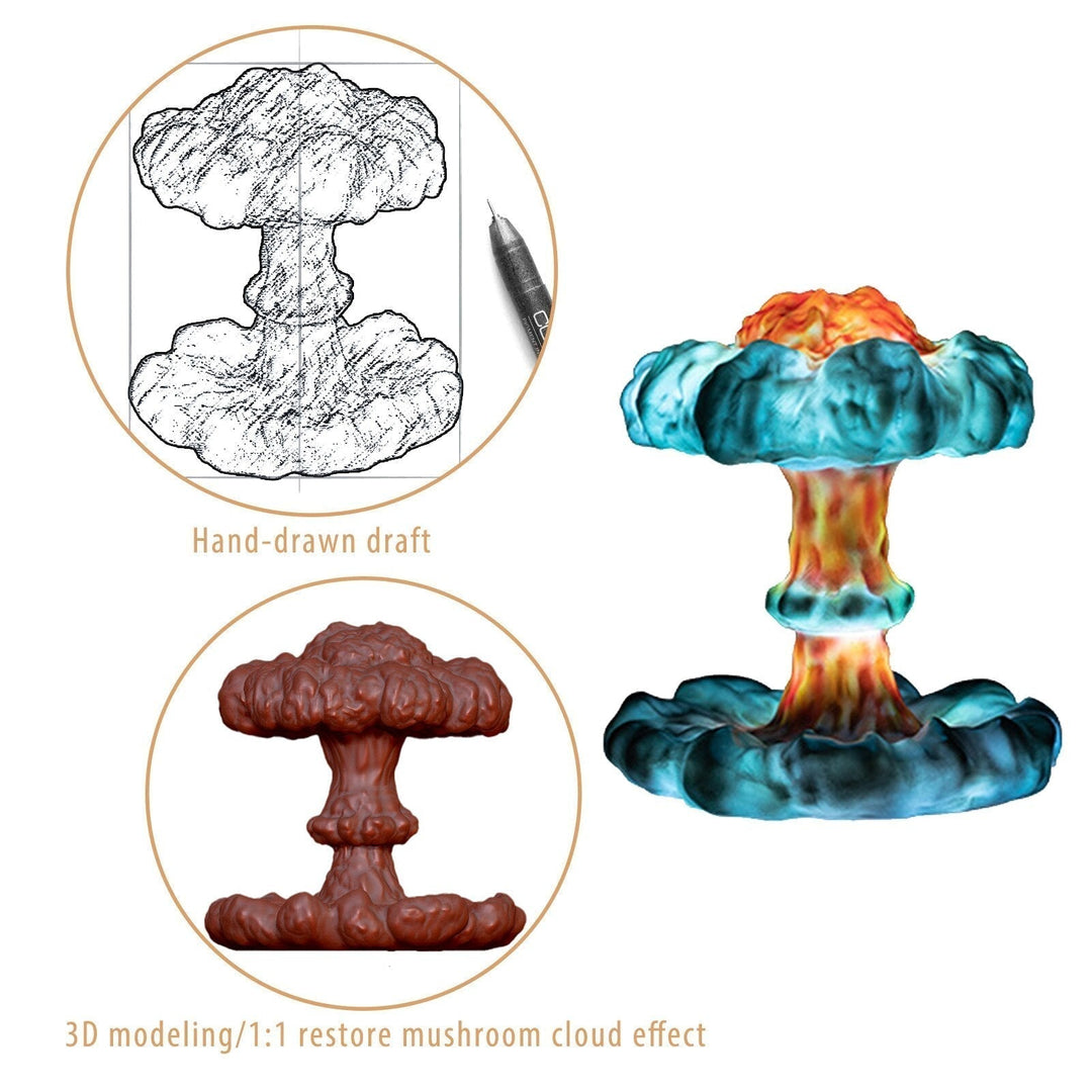Creative 3D Mushroom Cloud Night Lamp | Kalsten