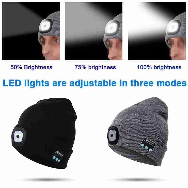 Unisex Bluetooth Speaker Headlamp Beanie Hat | Kalsten