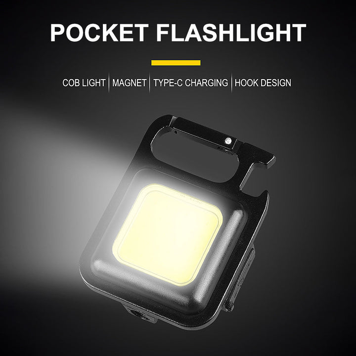 Mini Magnetic Pocket Keychain Flashlight | Kalsten