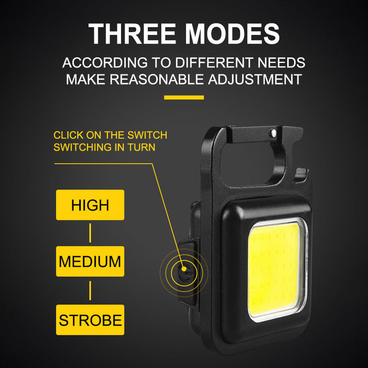 Mini Magnetic Pocket Keychain Flashlight | Kalsten