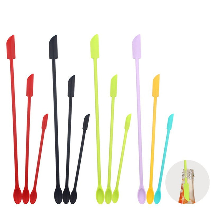 Kalsten | Flexible Long Handle Bottle Scraper Spoon Set