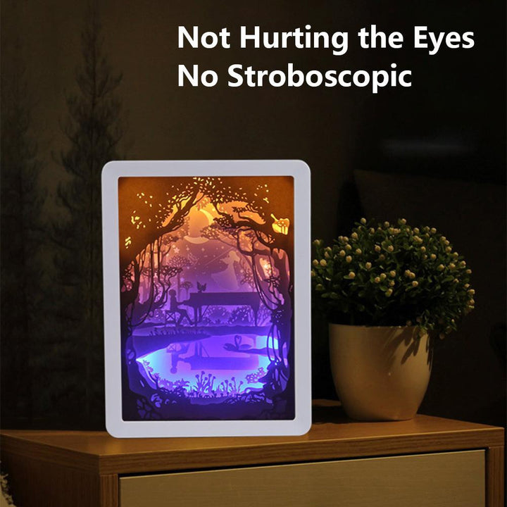 Creative 3D Paper Box LED Night Lamp | Kalsten