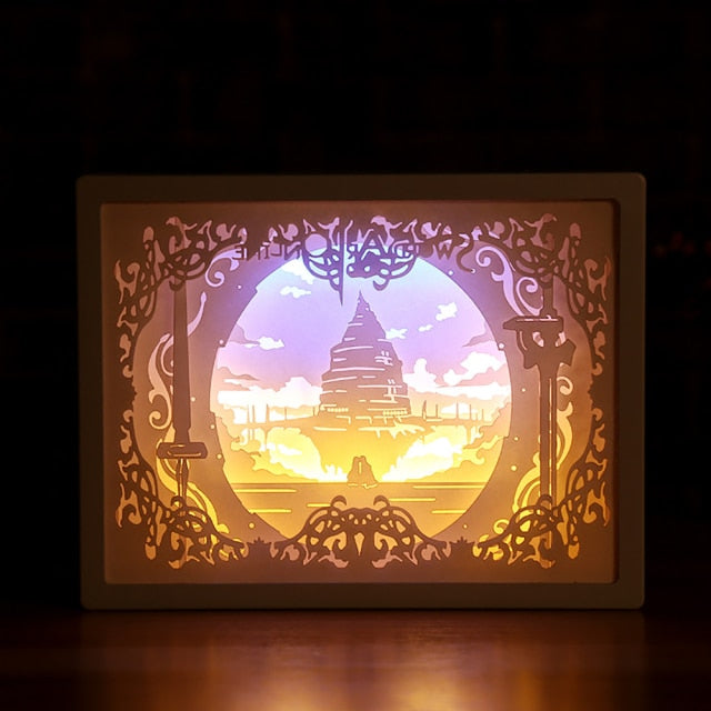 Creative 3D Paper Box LED Night Lamp | Kalsten