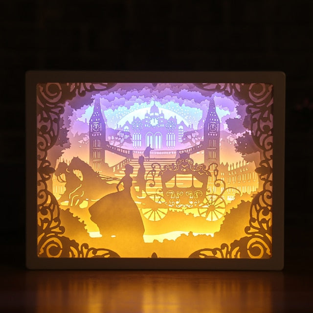 Creative 3D Paper Box LED Night Lamp | Kalsten