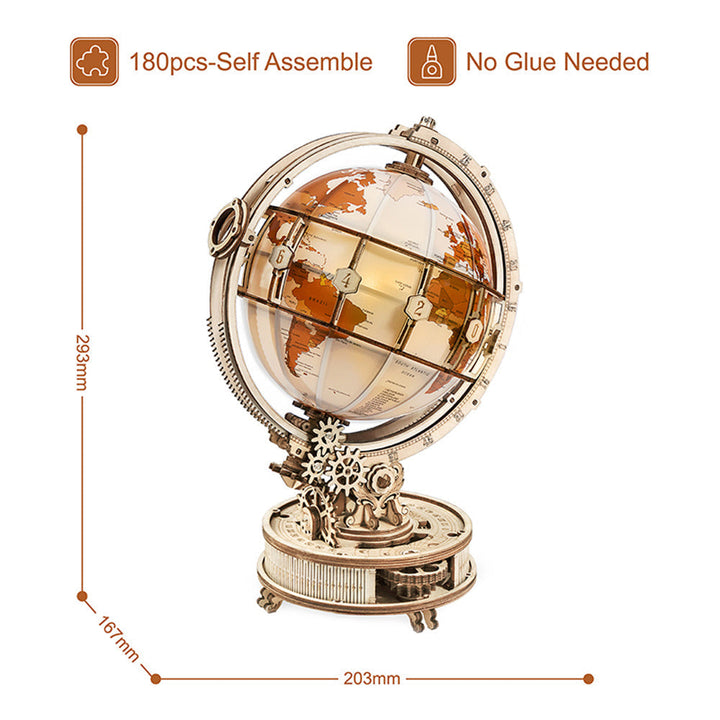 3D Puzzle Luminous Globe | Kalsten