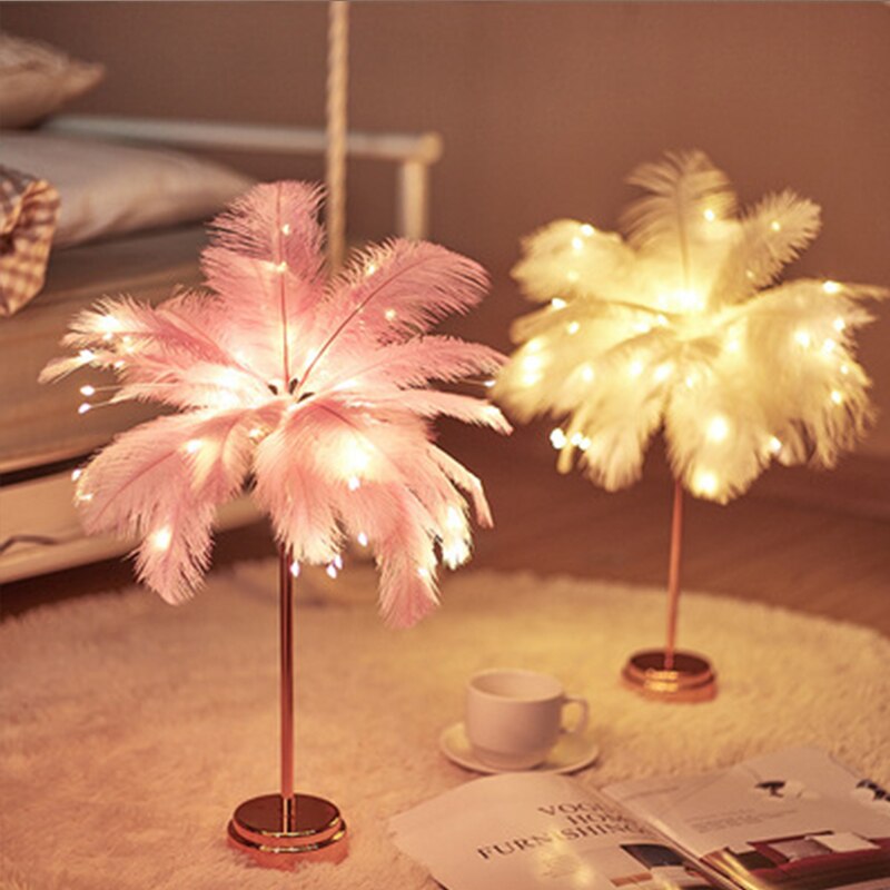 Feather Palm Creative Table Lamp | Kalsten