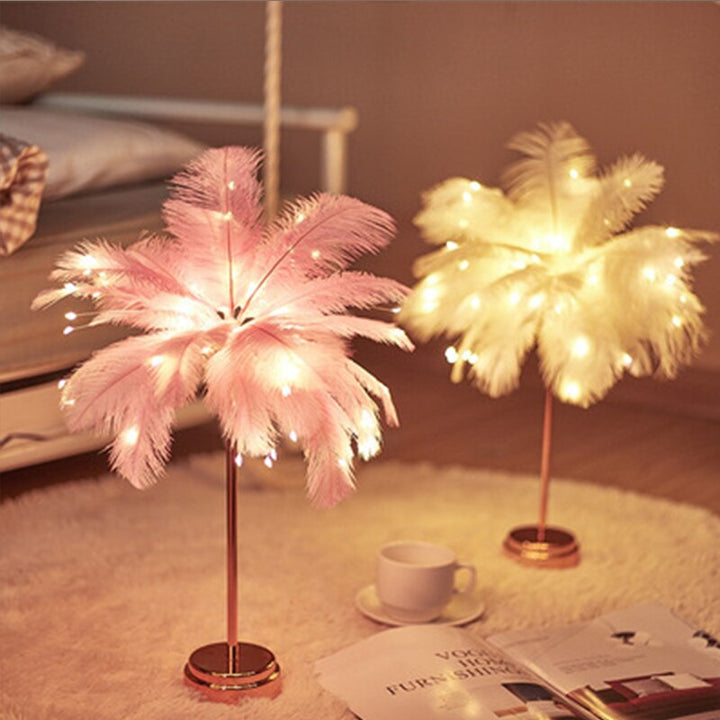 Feather Palm Creative Table Lamp | Kalsten