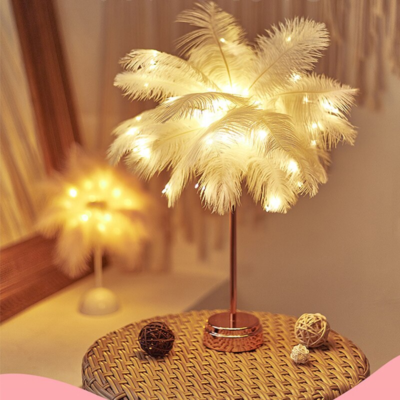 Feather Palm Creative Table Lamp | Kalsten