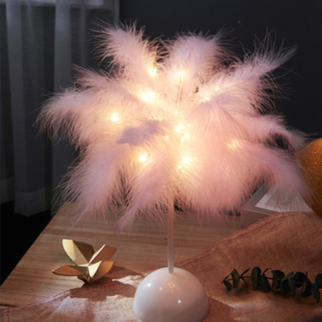 Feather Palm Creative Table Lamp | Kalsten
