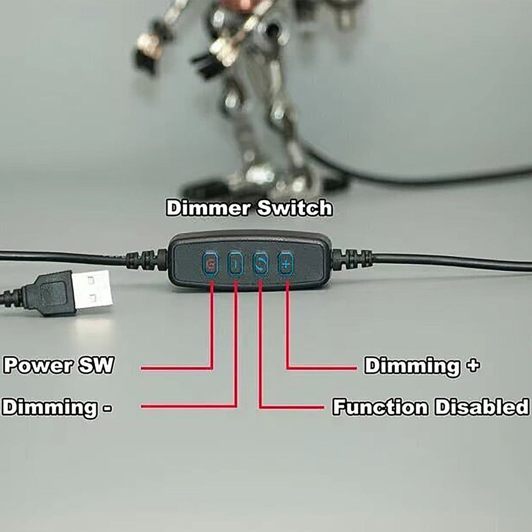 Vintage Guitar Playing Microphone Robot Lamp | Kalsten