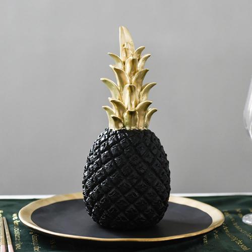 Skanto | PineLux Glittering Pineapple Decorative Figurine | Modern Design | Available in 3 Colors & Sizes