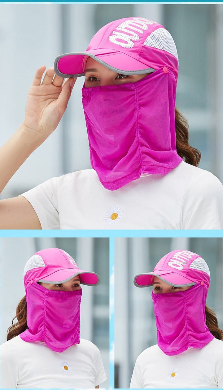 Anti-Ultraviolet Outdoor Breathable Summer Mask Hat | Kalsten