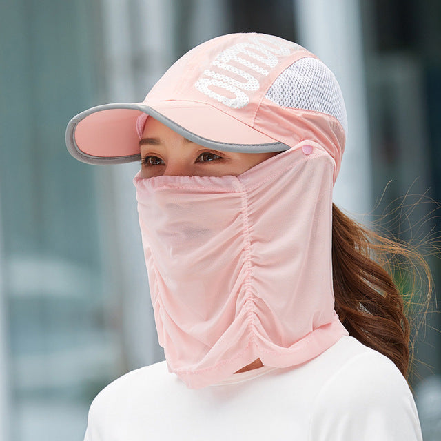 Anti-Ultraviolet Outdoor Breathable Summer Mask Hat | Kalsten