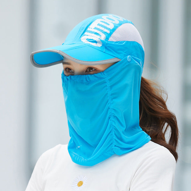 Anti-Ultraviolet Outdoor Breathable Summer Mask Hat | Kalsten