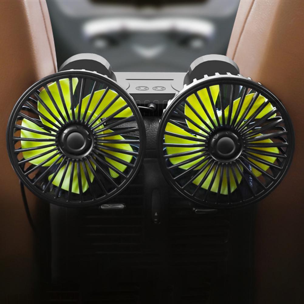 Car Dashboard Double USB Cooling Fan | Kalsten