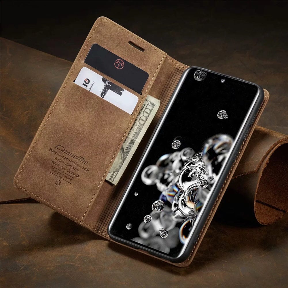 Kalsten | Wallet Case for Samsung Galaxy A14/A53/A54/A73/S20Ultra/S20Plus/S20/S21Ultra/S21Plus/S21/S21FE/S22Ultra/S22Plus/S22/S23Ultra/S23Plus/S23/S24Plus/S4- Flip Case