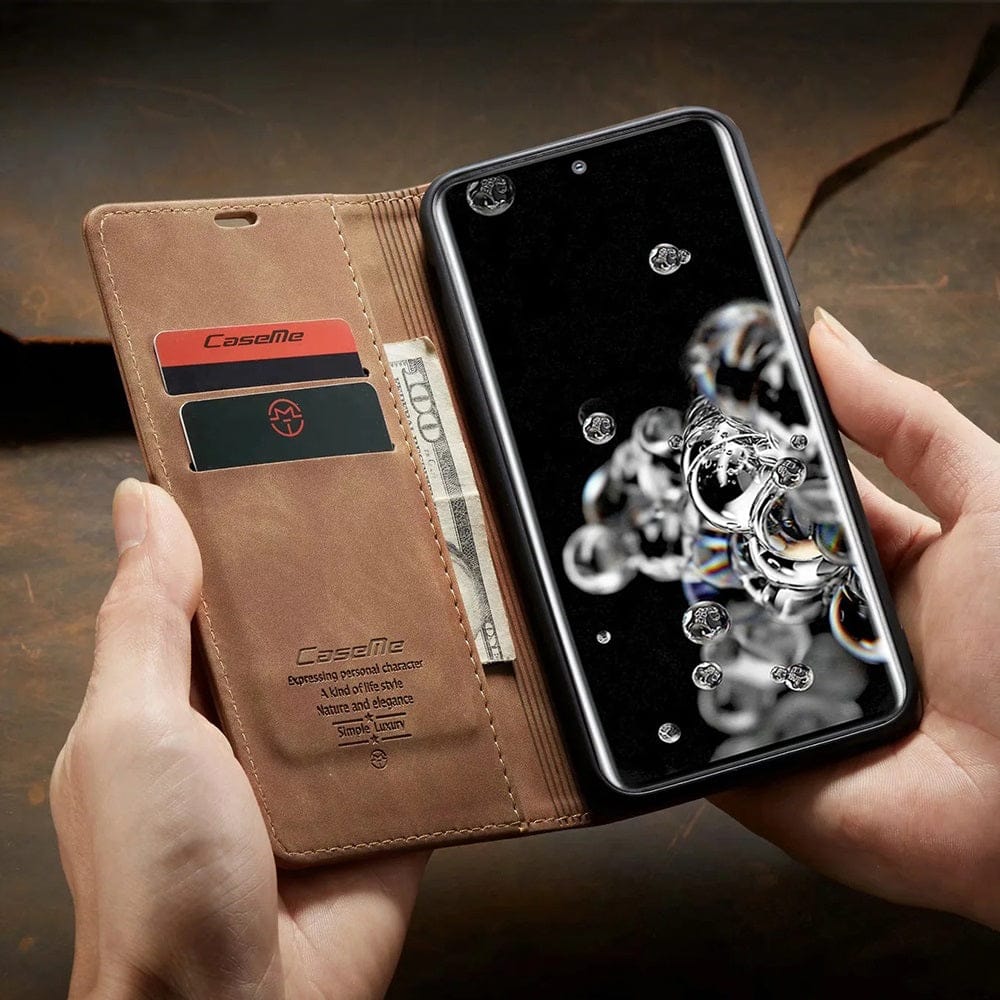 Kalsten | Wallet Case for Samsung Galaxy A14/A53/A54/A73/S20Ultra/S20Plus/S20/S21Ultra/S21Plus/S21/S21FE/S22Ultra/S22Plus/S22/S23Ultra/S23Plus/S23/S24Plus/S4- Flip Case