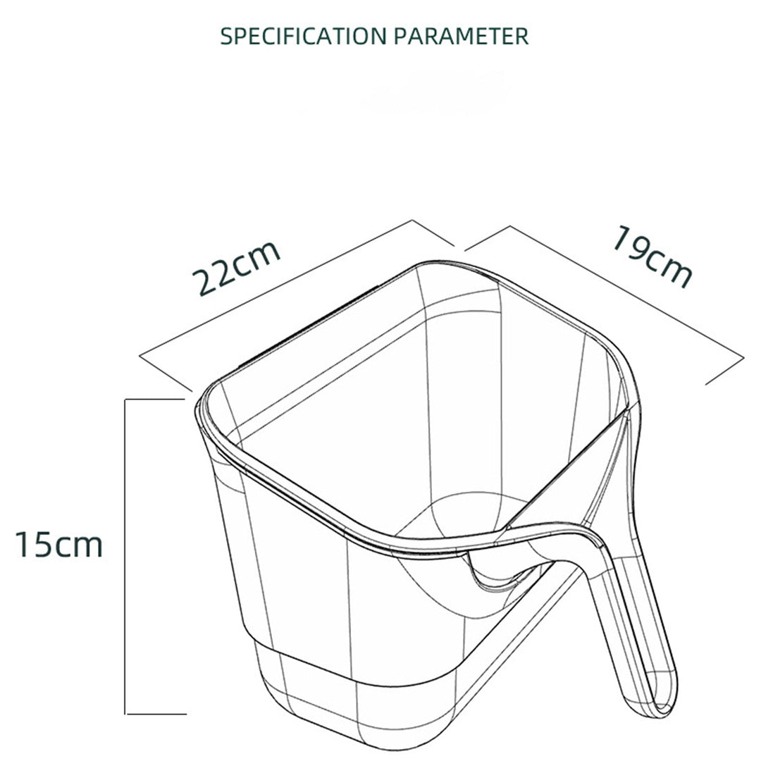 Kalsten | Cabinet Door Removable Kitchen Trash Can