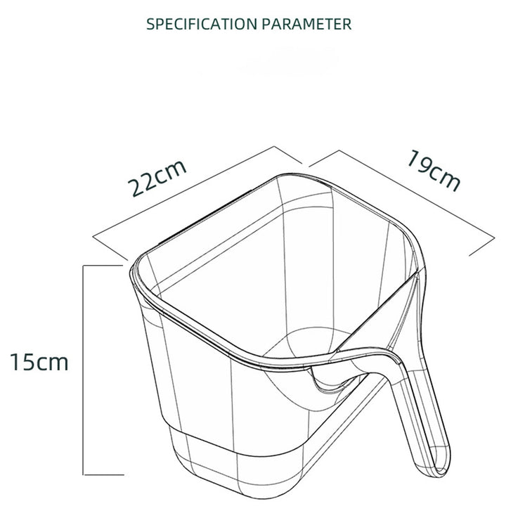 Kalsten | Cabinet Door Removable Kitchen Trash Can