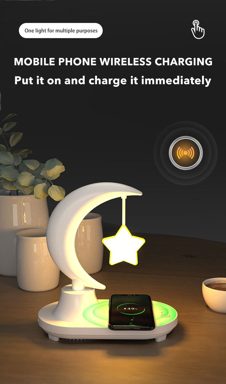 Moon Star Wireless Charging Night Lamp | Kalsten