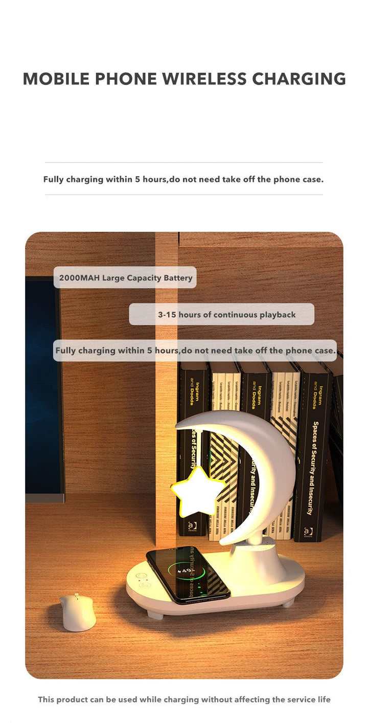 Moon Star Wireless Charging Night Lamp | Kalsten