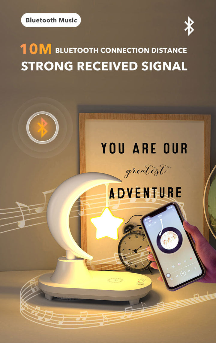 Moon Star Wireless Charging Night Lamp | Kalsten