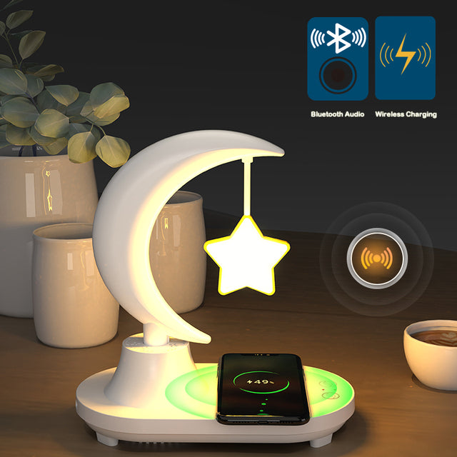 Moon Star Wireless Charging Night Lamp | Kalsten