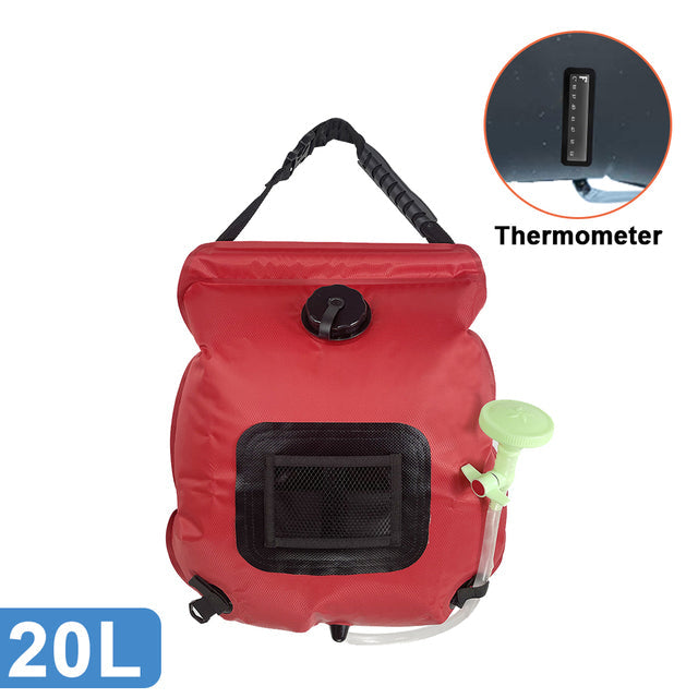 Soar-Powered Portable Travel Heated Shower Bag | Kalsten