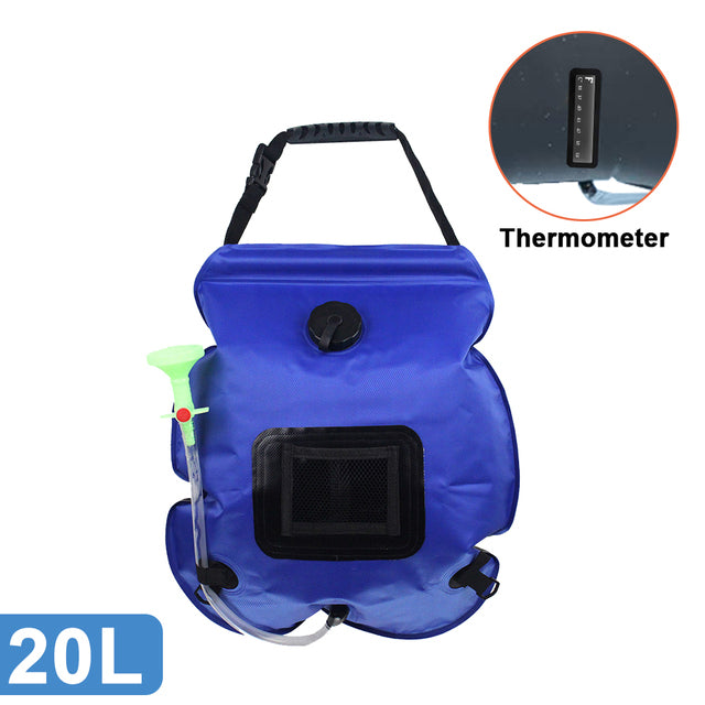 Soar-Powered Portable Travel Heated Shower Bag | Kalsten