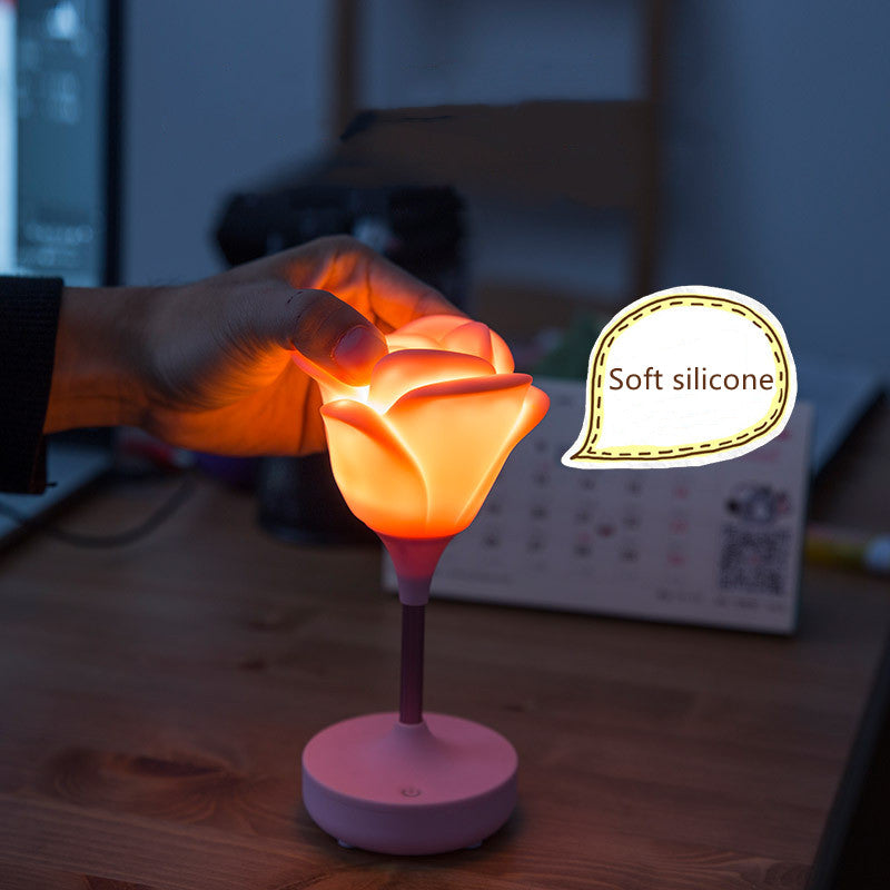 Rose Flower Romantic Touch Night Light | Kalsten