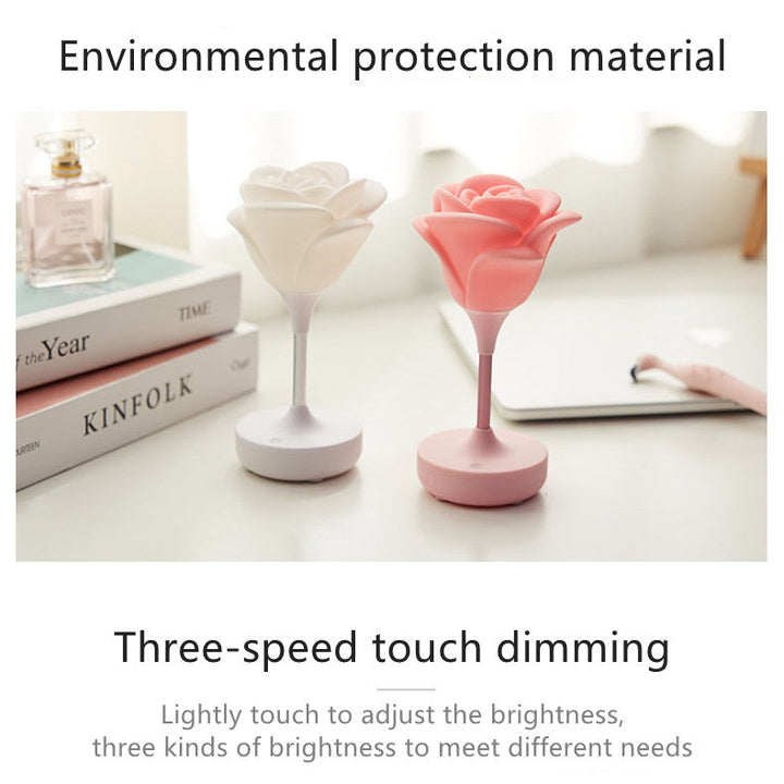 Rose Flower Romantic Touch Night Light | Kalsten