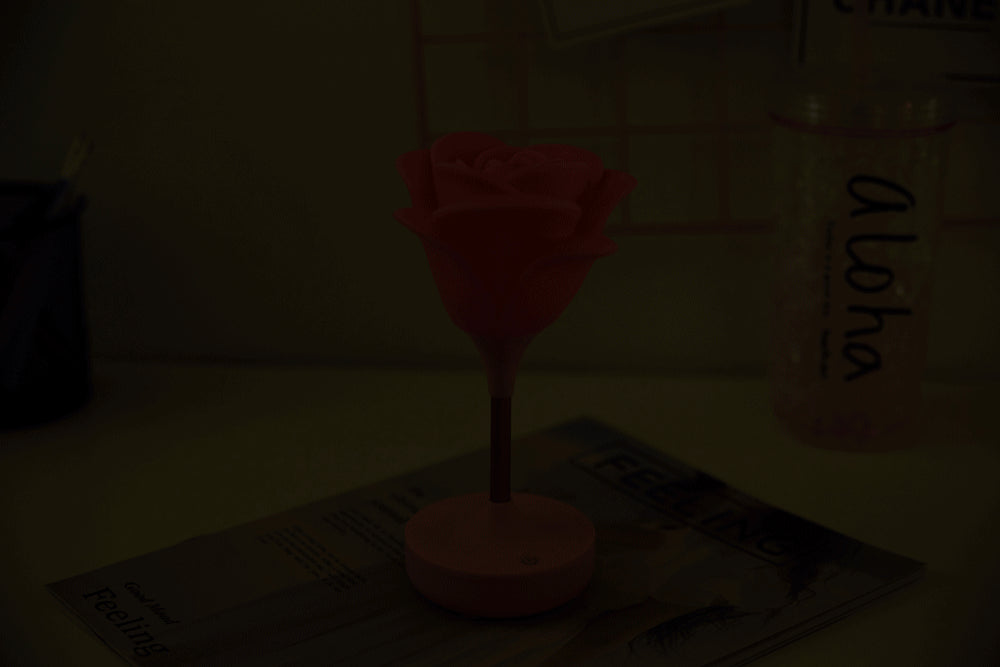 Rose Flower Romantic Touch Night Light | Kalsten