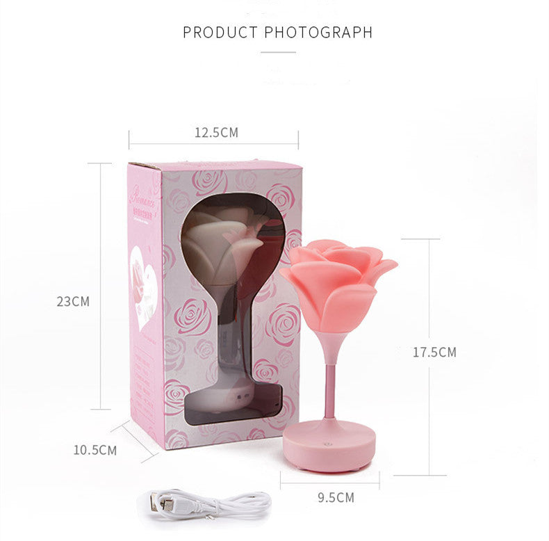 Rose Flower Romantic Touch Night Light | Kalsten