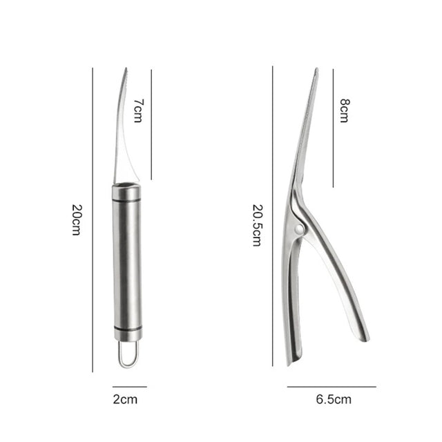 Kalsten | Shrimp Cleaner Stainless Steel Cutter