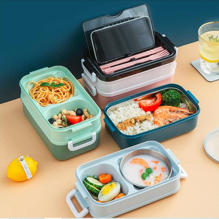Double Layer Leak-Proof Soup Bowl Lunch Box | Kalsten