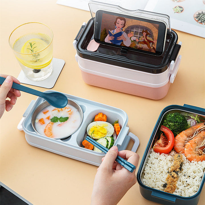 Double Layer Leak-Proof Soup Bowl Lunch Box | Kalsten