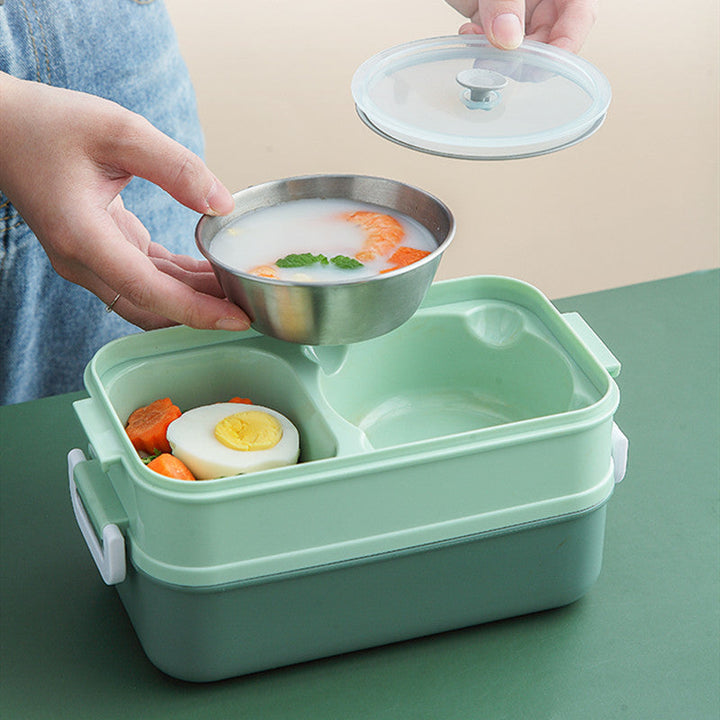 Double Layer Leak-Proof Soup Bowl Lunch Box | Kalsten