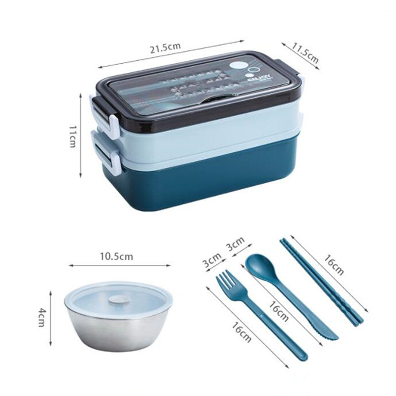 Double Layer Leak-Proof Soup Bowl Lunch Box | Kalsten