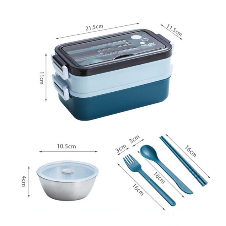 Double Layer Leak-Proof Soup Bowl Lunch Box | Kalsten