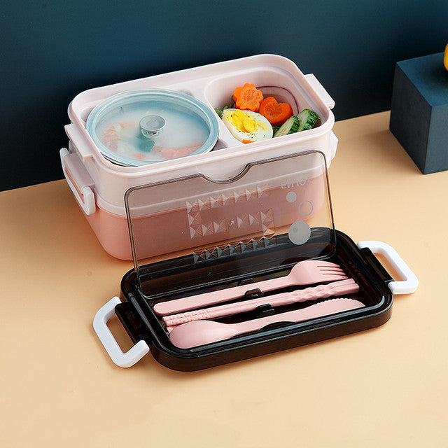 Double Layer Leak-Proof Soup Bowl Lunch Box | Kalsten